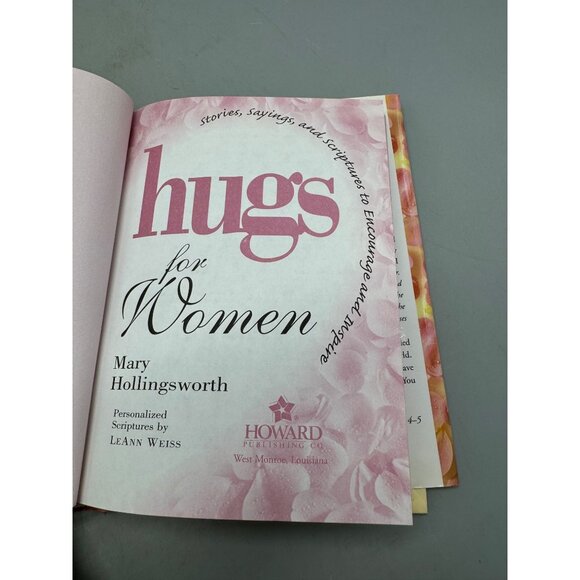 Hugs For Women By Mary Hollingsworth hardcover book Personalized Scriptures READ - Picture 8 of 9